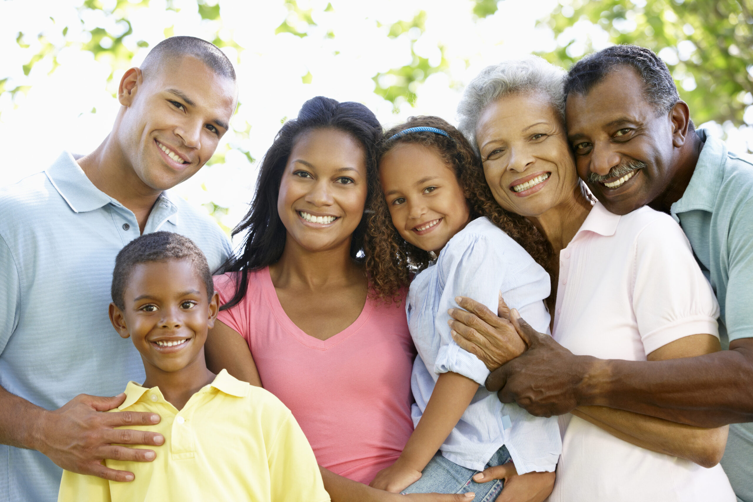 Diverse Family Portrait