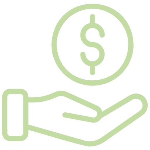 hand and coin icon